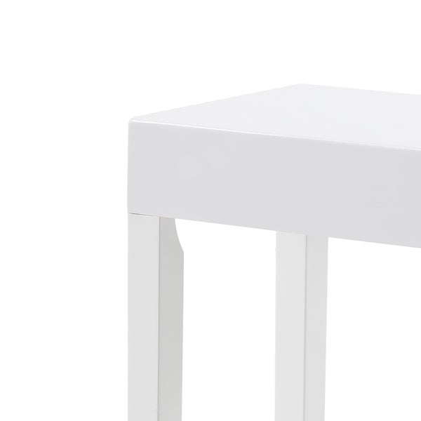 Modern Amy Console Table， Sofa Table， White