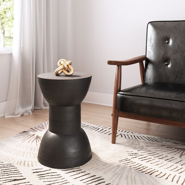 Wisdom Side Table Black - 12.8