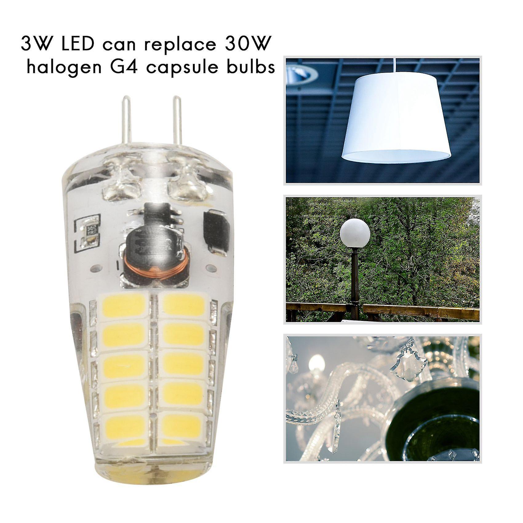 Born Pretty 10pcs G4 Led Bulb Ac/dc12v-24v 3w Led G4 Light 20led 360 Beam Light 2835smd Replace 30w Halogen Lam