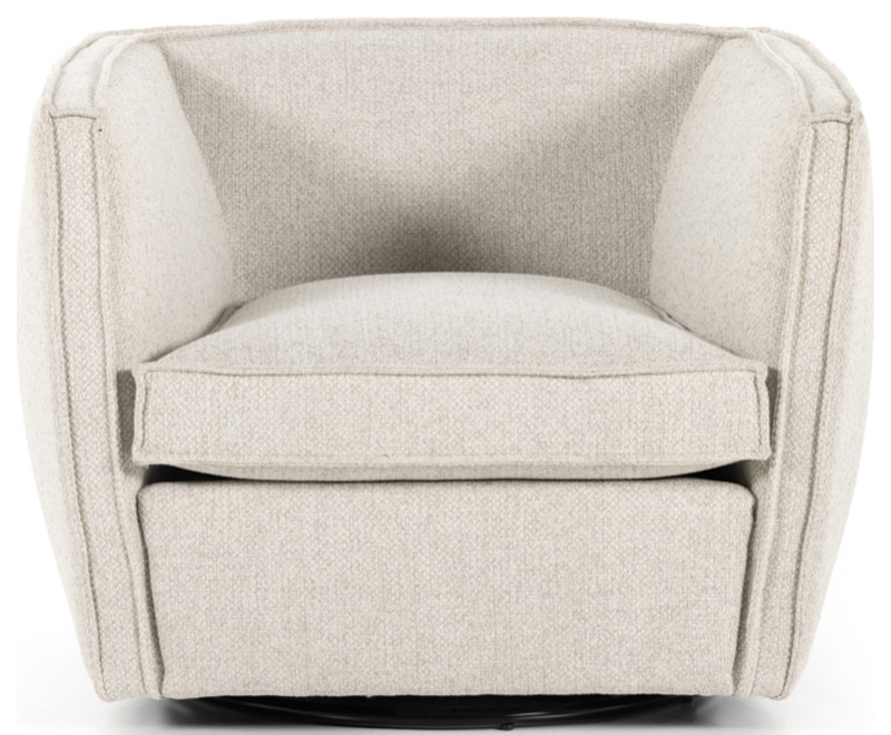 Reeves Swivel Chair   Transitional   Armchairs And Accent Chairs   by Marco Polo Imports  Houzz