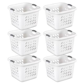 Sterilite Ultra Square Laundry Basket with Titanium Inserts (6-Pack) 6 x 12178006