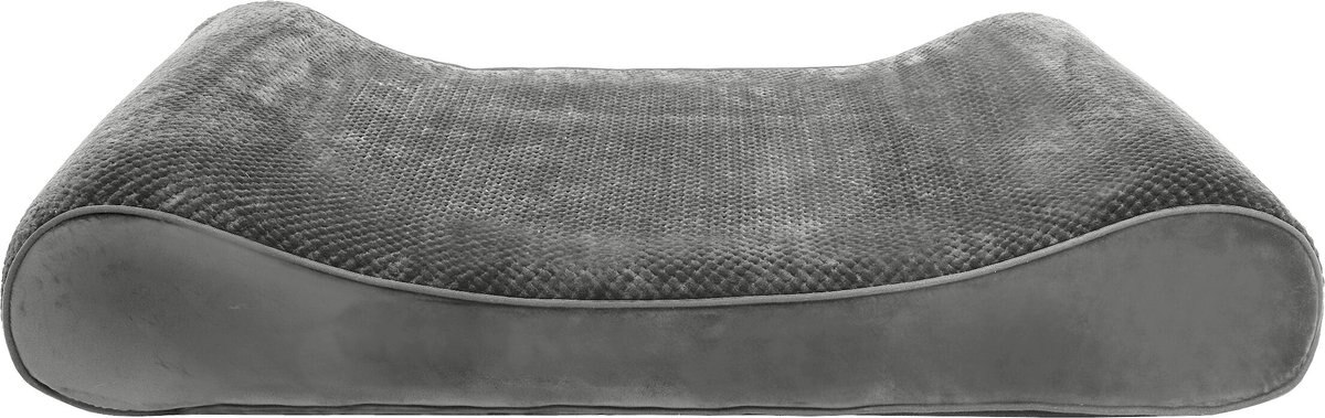 FurHaven Minky Plush Luxe Lounger Orthopedic Cat and Dog Bed w/Removable Cover