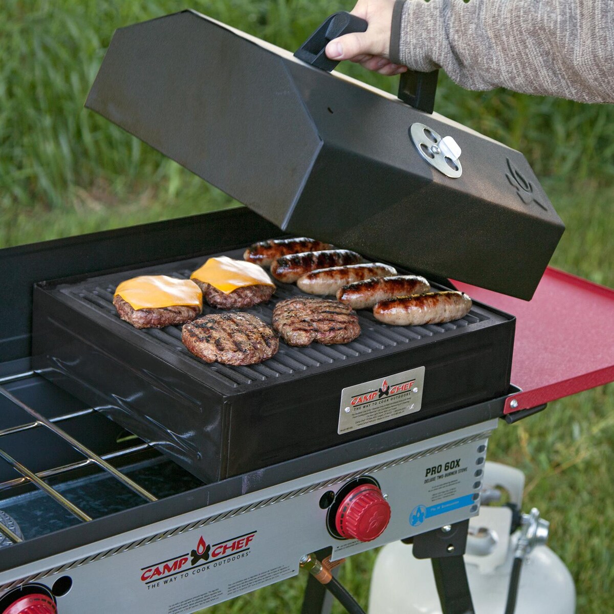 Camp Chef BBQ Grill Box 100 Accessory For 14-Inch Stoves