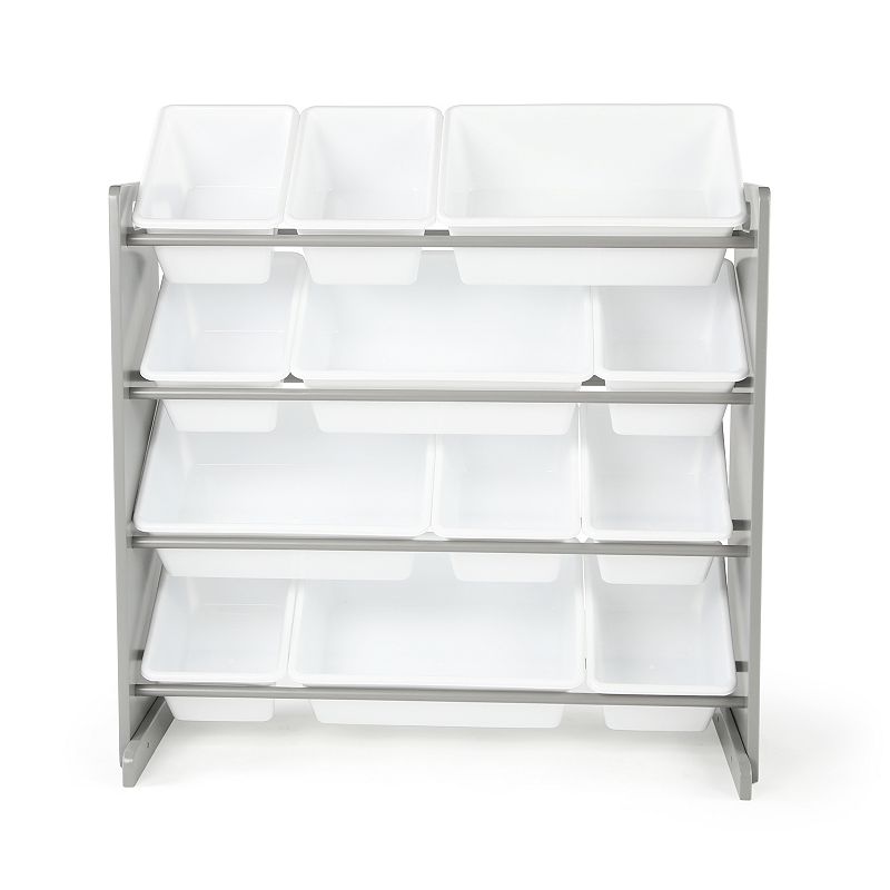 Humble Crew Toy Organizer with 12 Plastic Bins