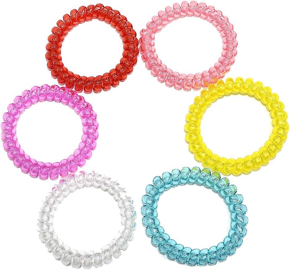 Sensory Stretchy Kids Bracelets， 6 Pack Funny Speech And Communication Aid Coil Toys For Boys Girls With Autism Adhd Fidget Anxiety Or Special Needs -