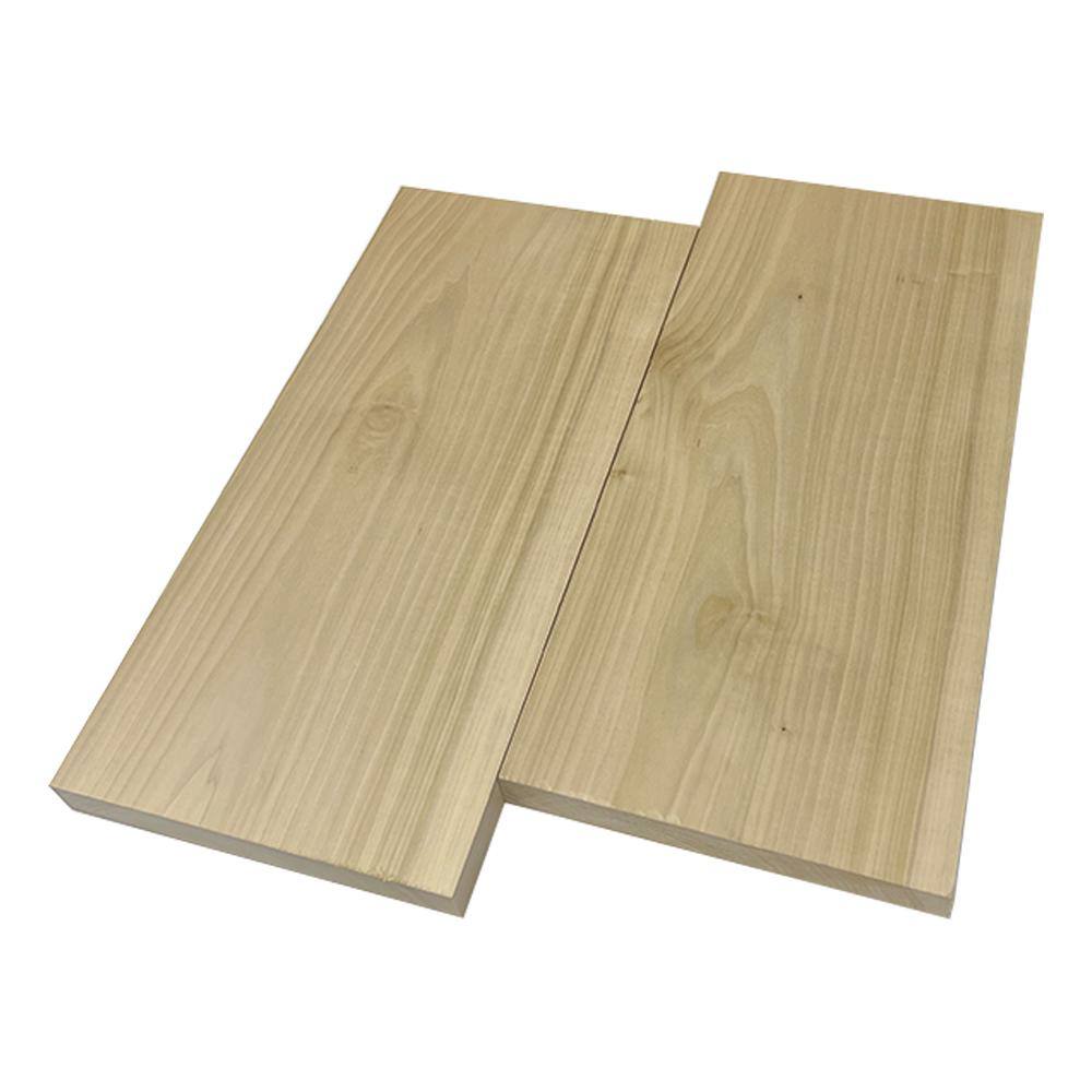 Swaner Hardwood 2 in. x 12 in. x 2 ft. Poplar S4S Board (2-Pack) OL08110824PO