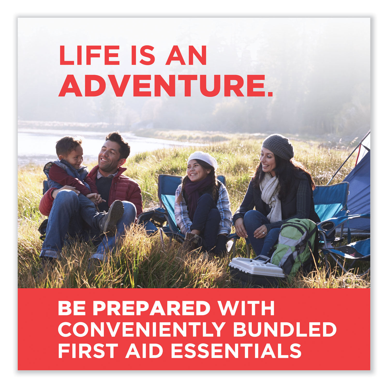 Mini First Aid To Go Kit by Johnson and Johnsonandreg; Red Crossandreg; JOJ8295