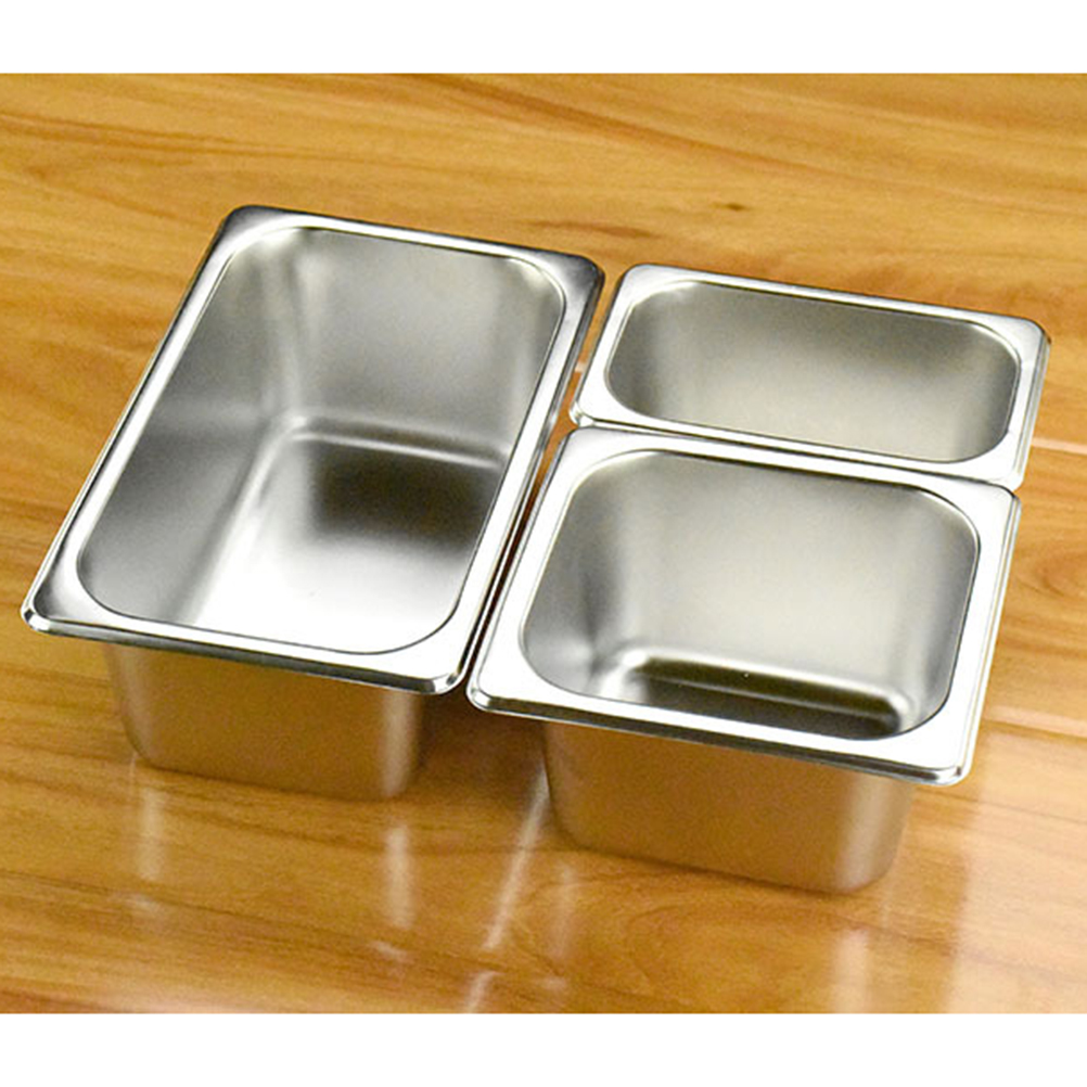 Etereauty Butter Dish Stainless Steel Tray Keeper Plate Square Case Dessert Serving Platter Box Storage Metal Meat Container