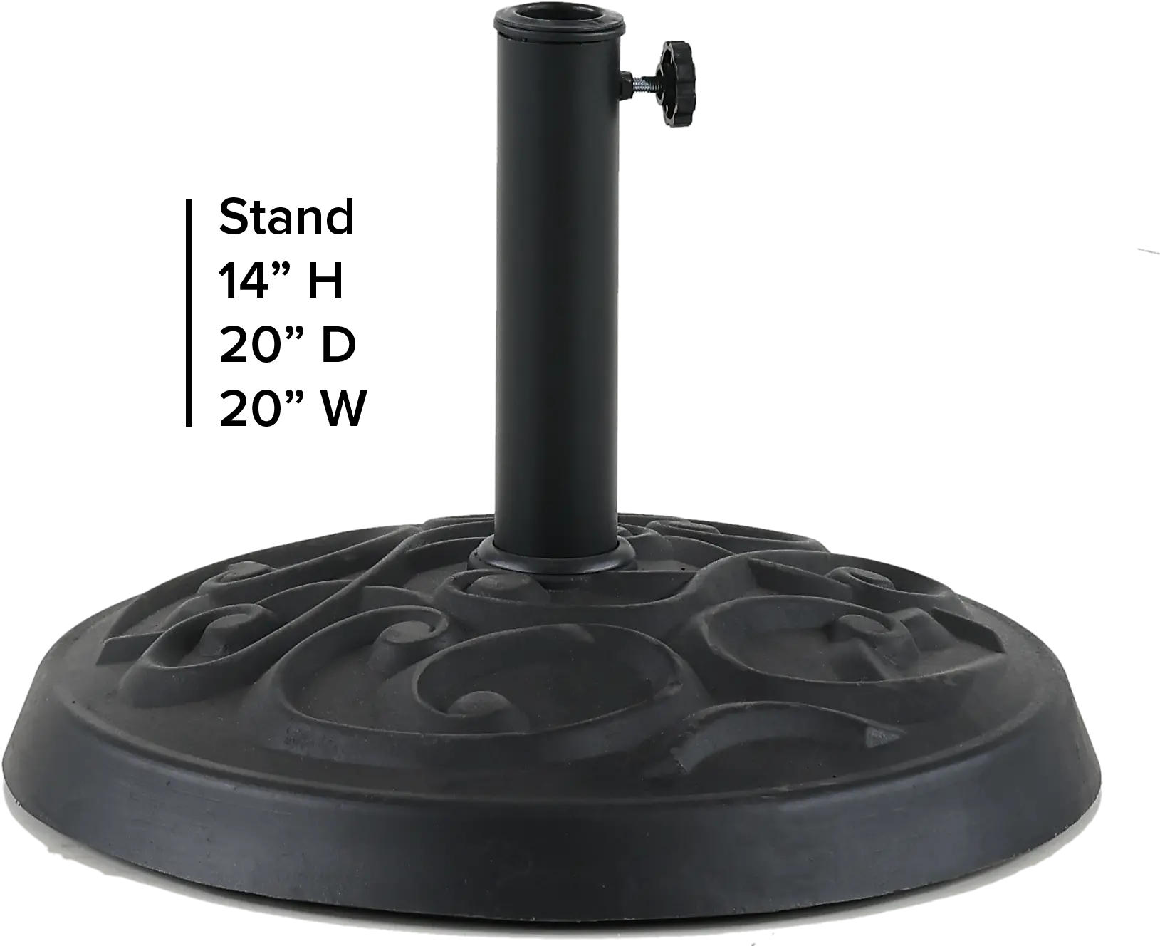 Black Patio Umbrella Base