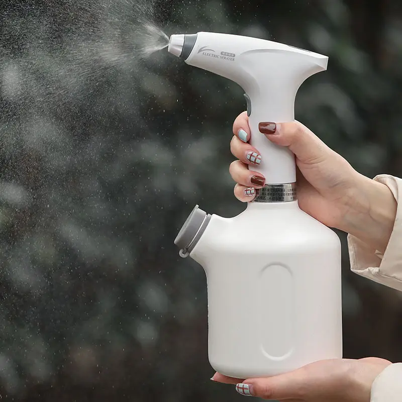 Battery Powered House Cleaning Garden Watering Electric Pump Automatic Portable Garden Water Mist Sprayer with Clever Extra Open