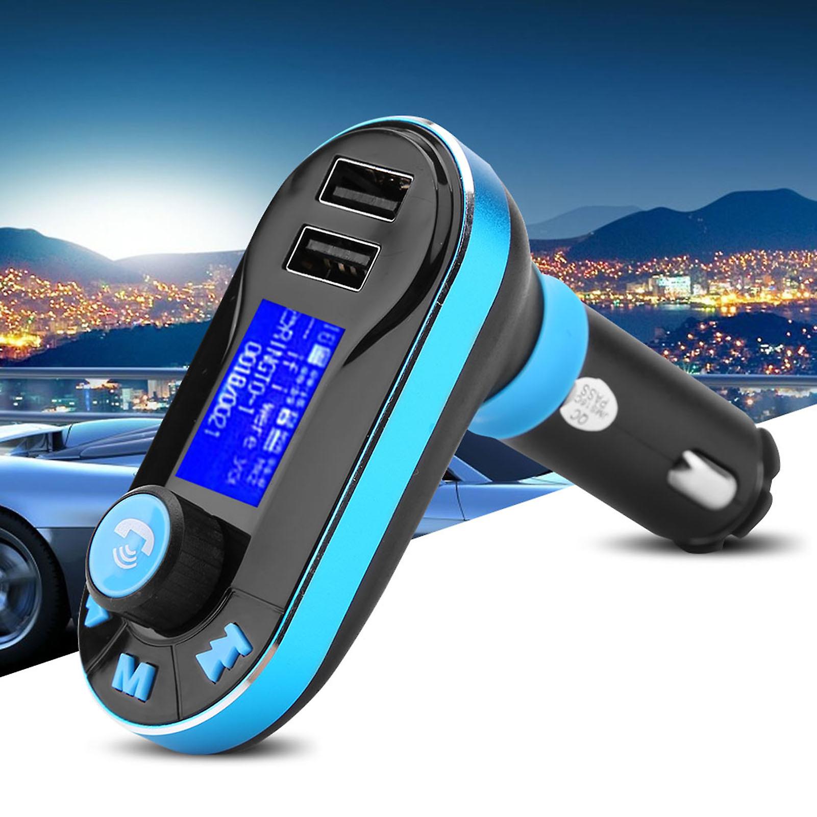 Wireless Car Dual Usb Port Bluetooth Mp3 Fm Transmitter Radio Car Kit