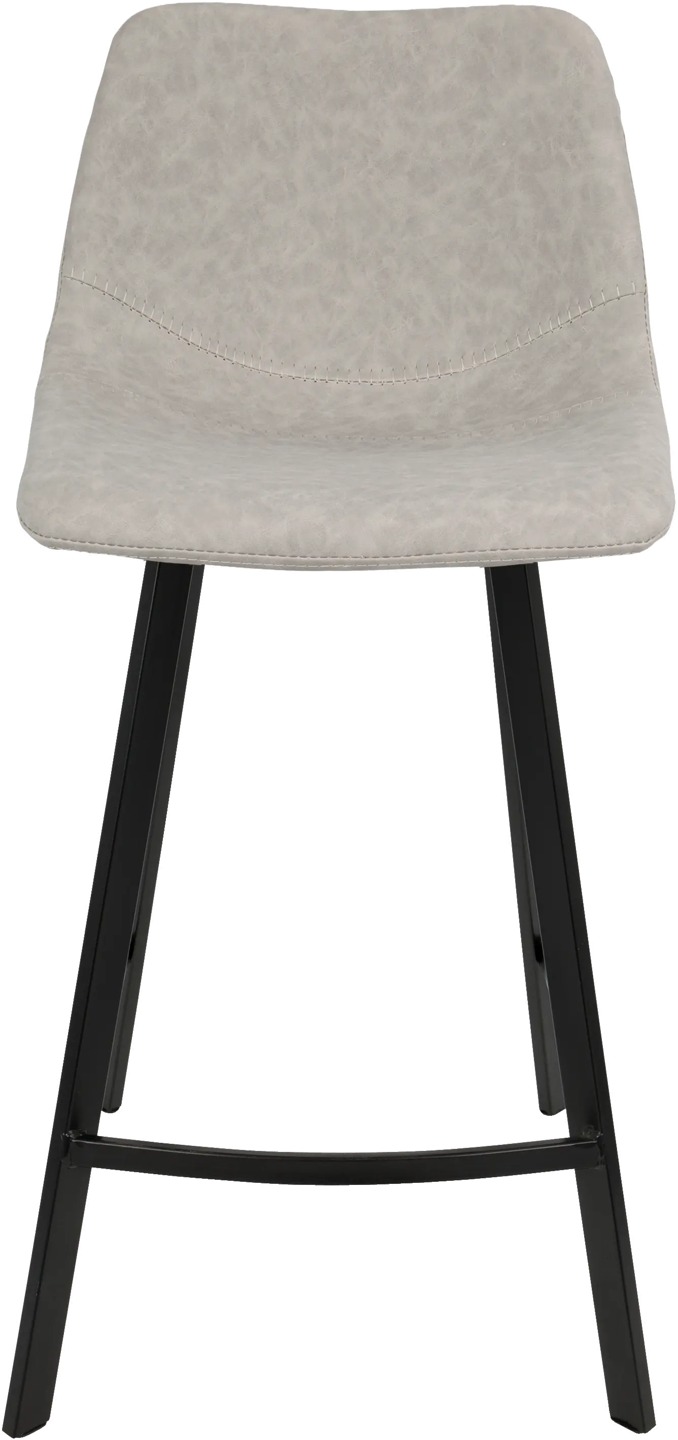 Outlaw Gray Counter Height Stool， Set of 2