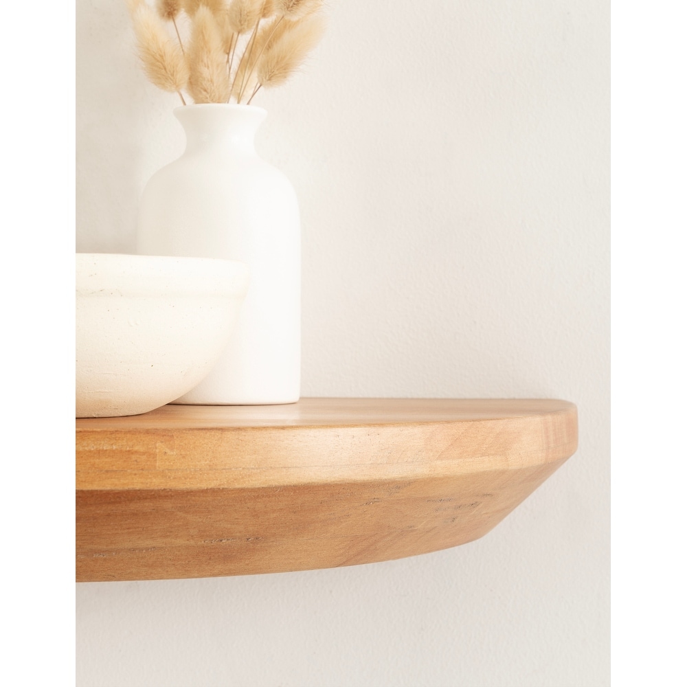 Kate and Laurel Colter Wood Floating Table Shelf