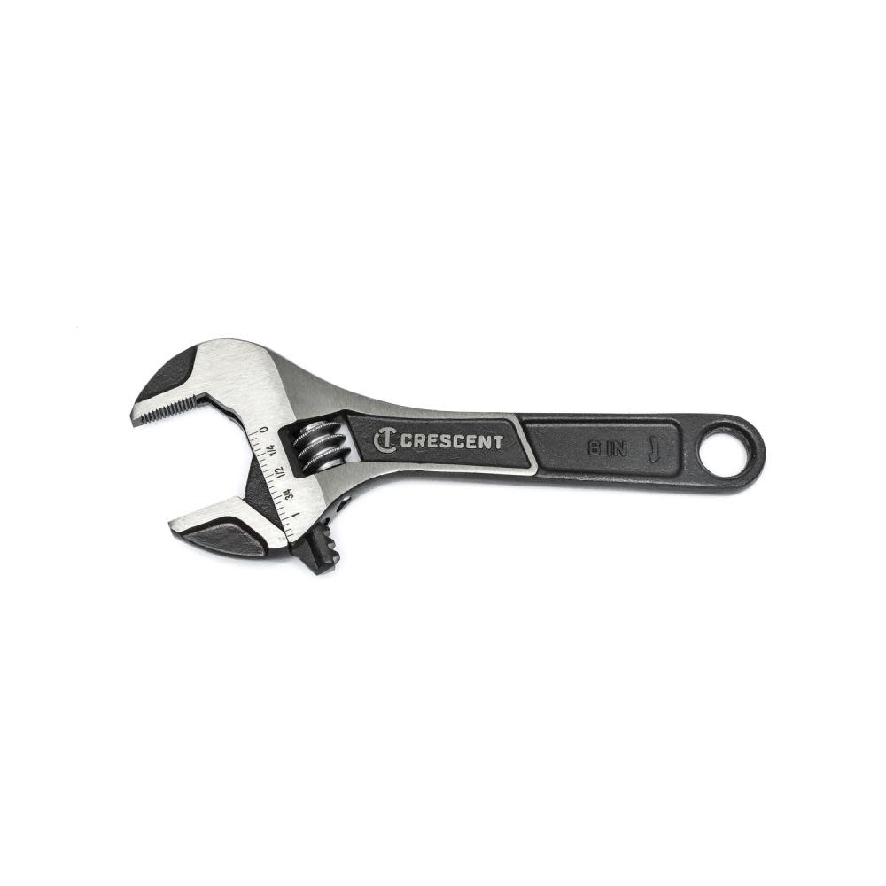 6 Wide Jaw Adjustable Wrench