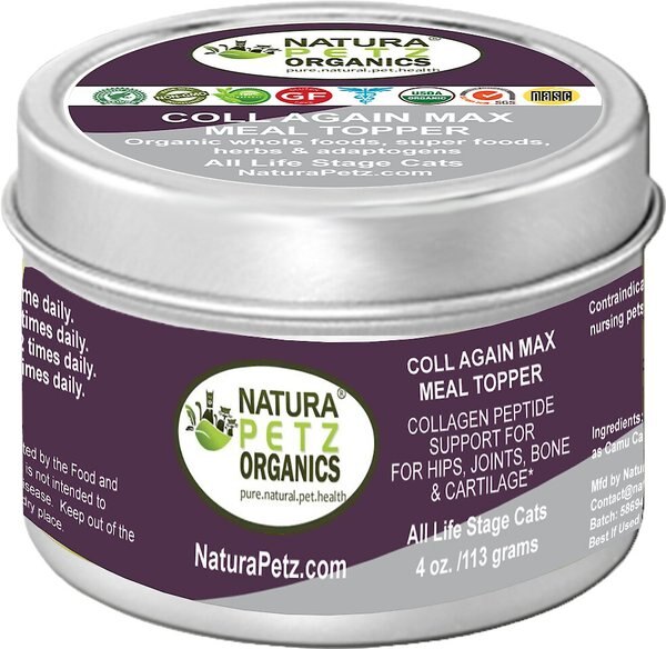 Natura Petz Organics Coll-Again Cat Supplement， 4-oz jar