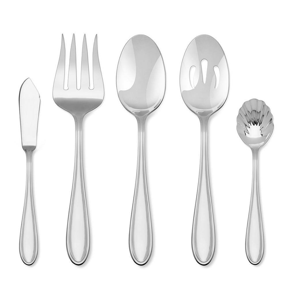 HAMPTON FORGE Lincoln - 46 Piece 180 Stainless Steel Flatware Set (Service for 8) 267A046HFN