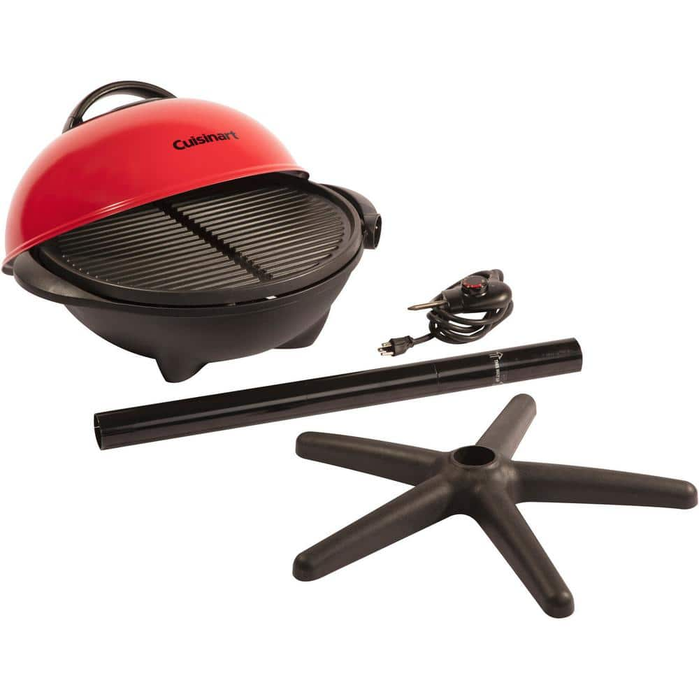 Cuisinart 2-In-1 Outdoor Electric Grill in Red/Black CEG-115