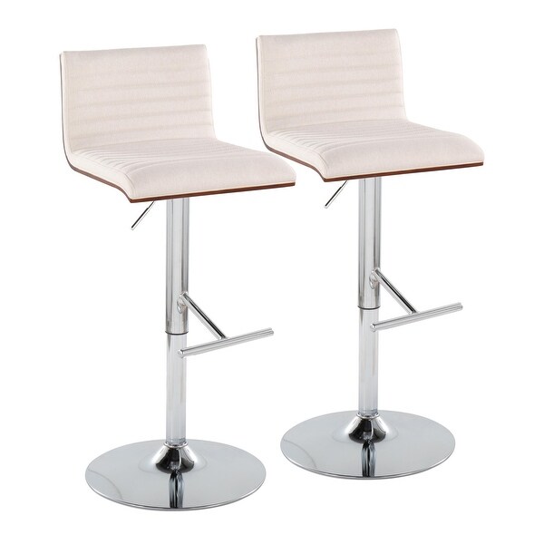 Carson Carrington Tyra Adjustable Bar Stool (Set of 2)