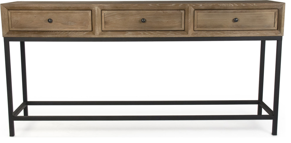 Finneas Console   Industrial   Console Tables   by HedgeApple  Houzz