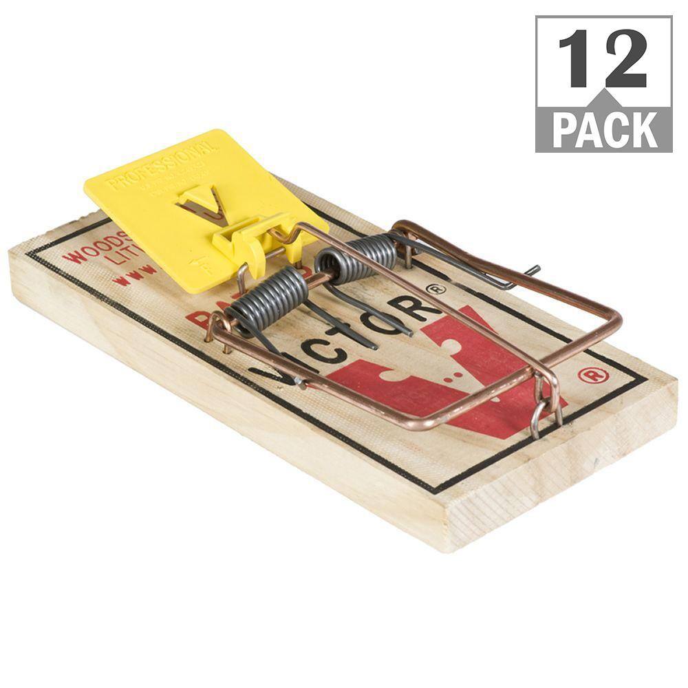 Victor Professional Expanded Trigger Rat Trap (12-Pack) M326
