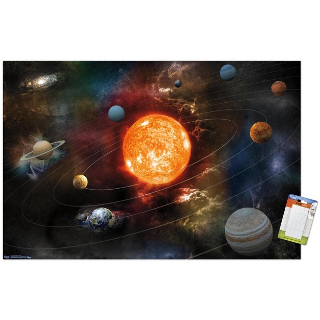 Trends International Orbiting Solar System Unframed Wall Poster Prints