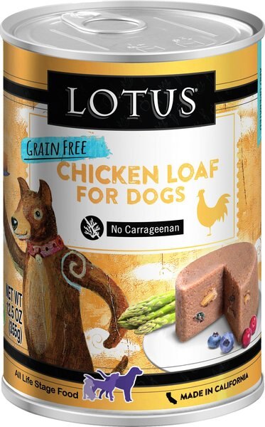 Lotus Chicken Loaf Grain-Free Canned Dog Food