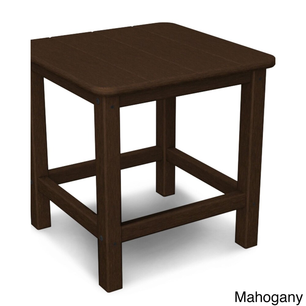 POLYWOOD Seashell 18 inch Side Table