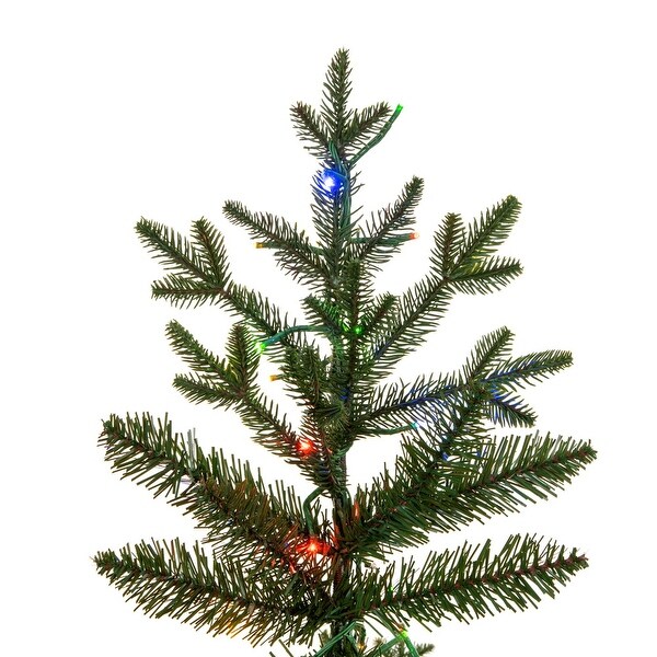 Vickerman 7.5' x 48 Kamas Fraser Fir Artificial Christmas Tree，3mm LED Color Changing Lights