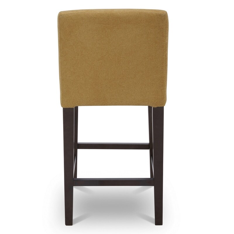 Eason Upholstered Low Back Barstool Set of 2