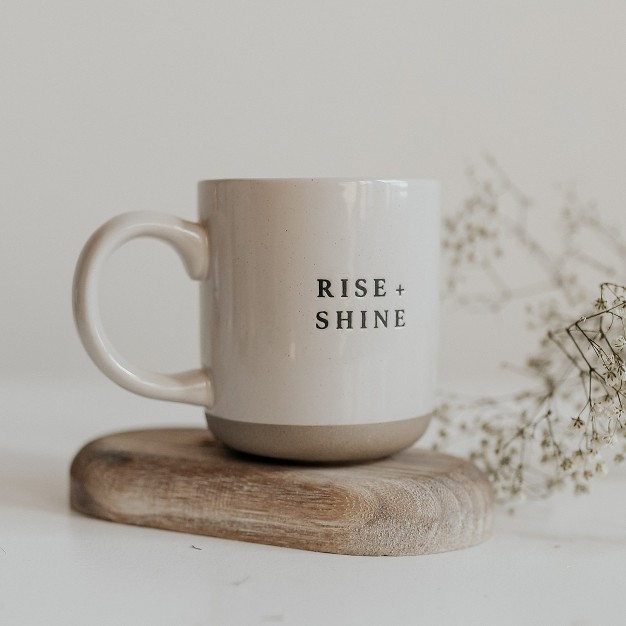 Sweet Water Decor Rise And Shine Stoneware Coffee Mug 14oz