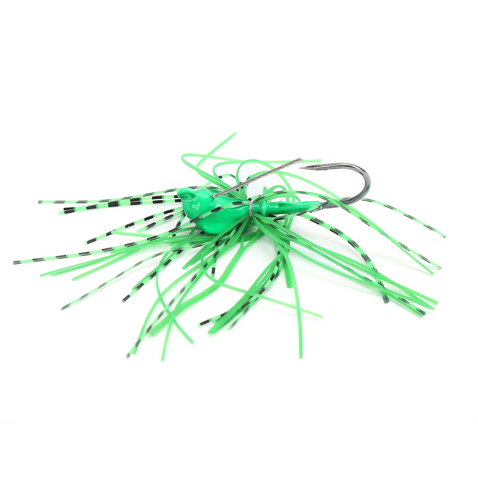 Willow Leaf Spinnerbait Anti Hanging Bottom Fishing Lure Spinner Bait For Fresh Sea Bassgreen