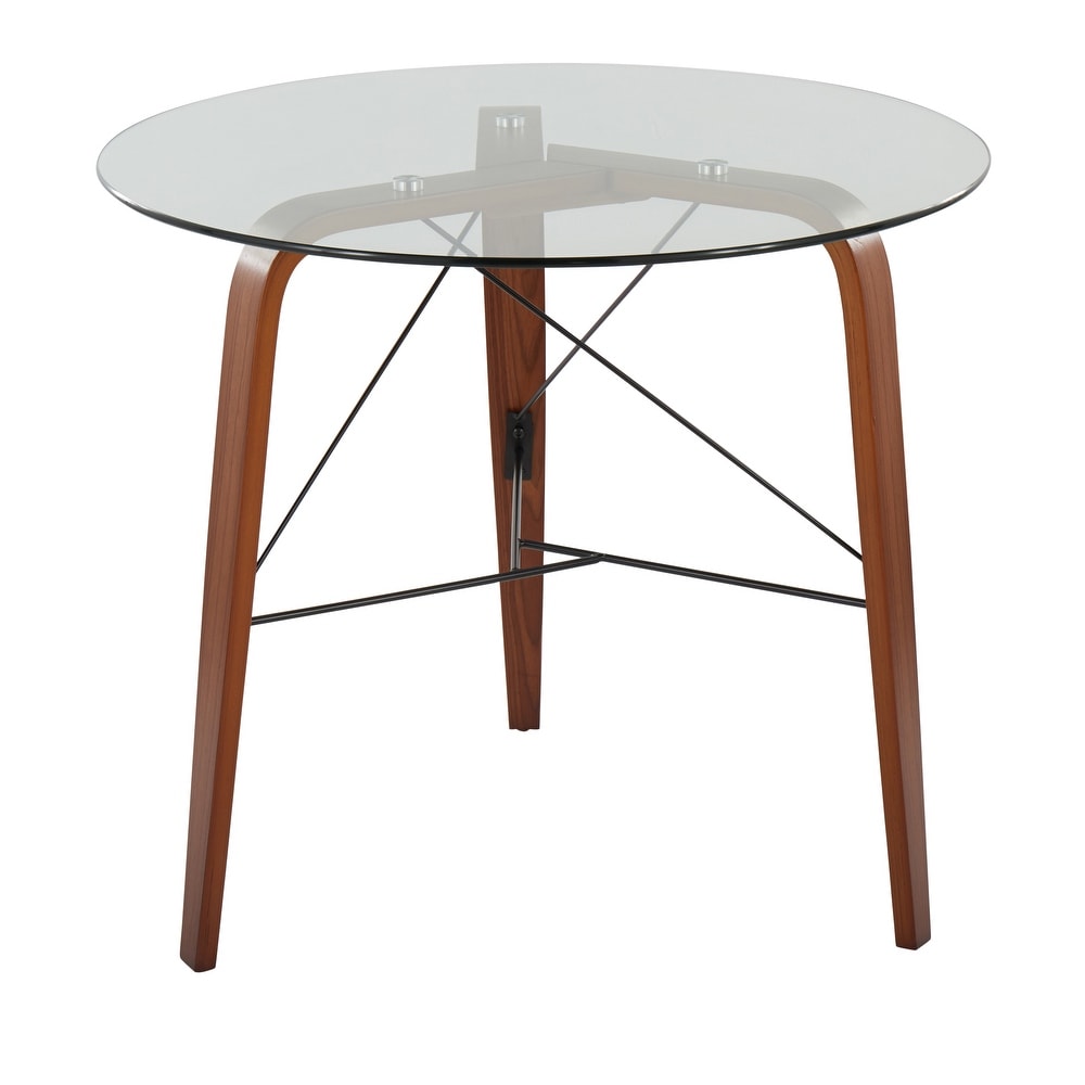 Carson Carrington Culnady Mid Century Modern Round Dinette Table