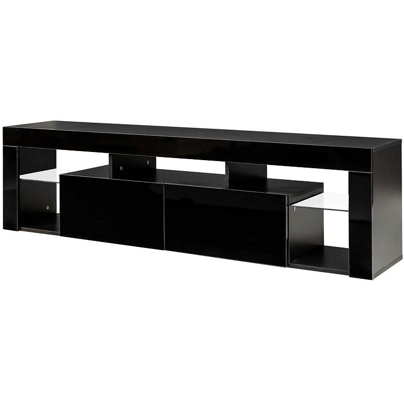 FC Design FURNITURE and RUGS TV Stand 160 LED Wall Mounted Floating 63 TV Stand