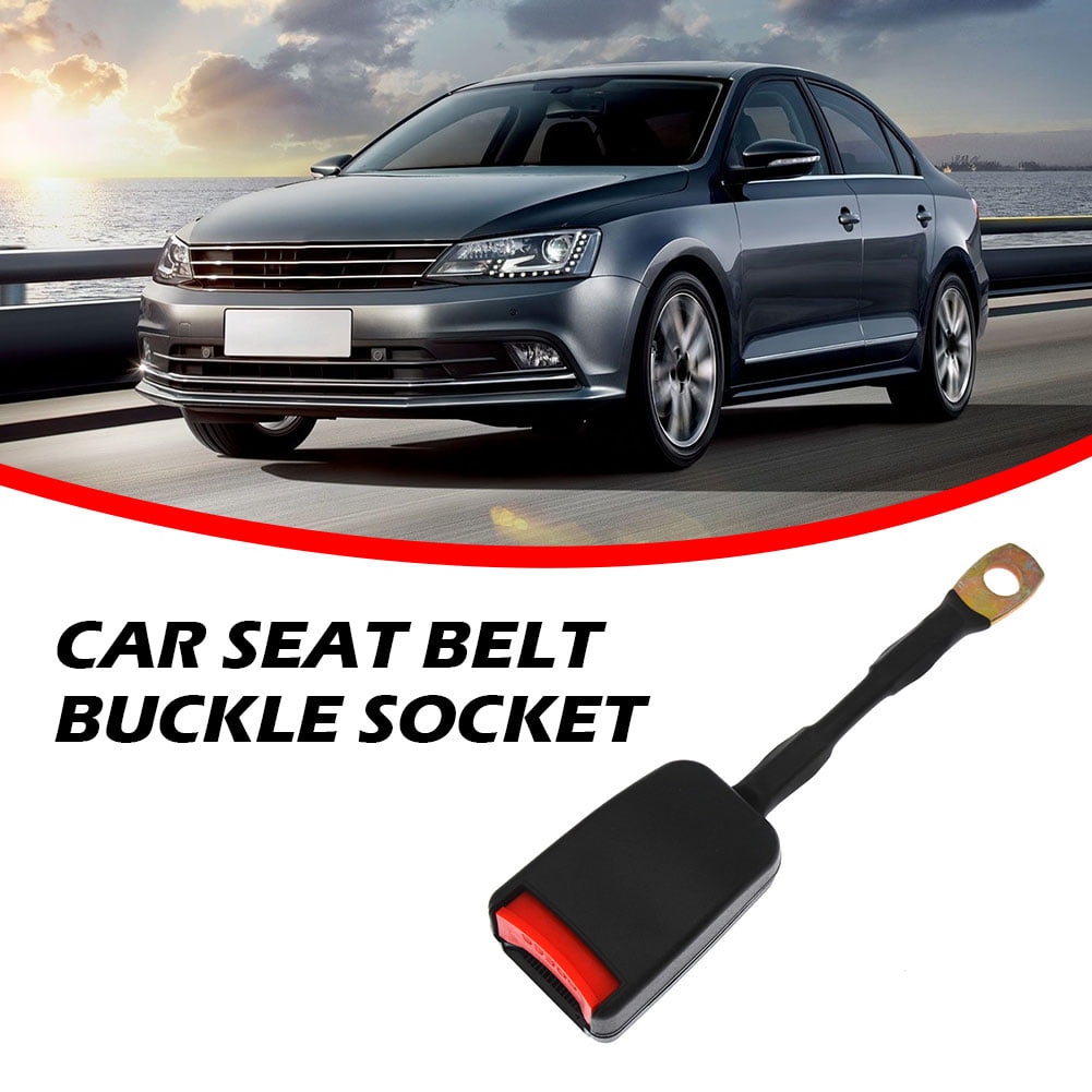 Unviersal Car Front Safety Seat Belt Seatbelt Buckle Socket Plug Connector