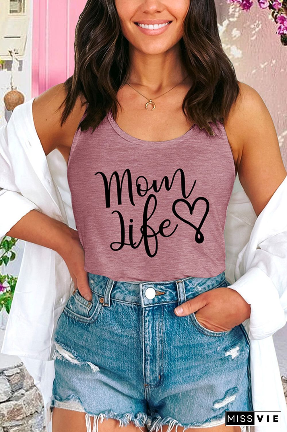 MOM LIKE Sleeveless Tank Top