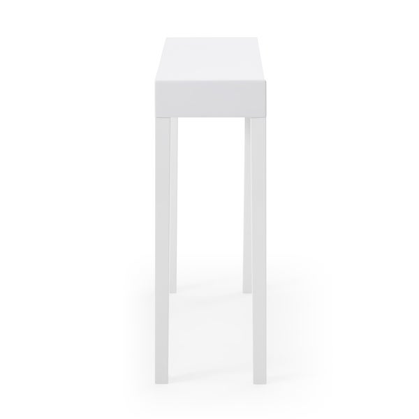 Modern Amy Console Table， Sofa Table， White