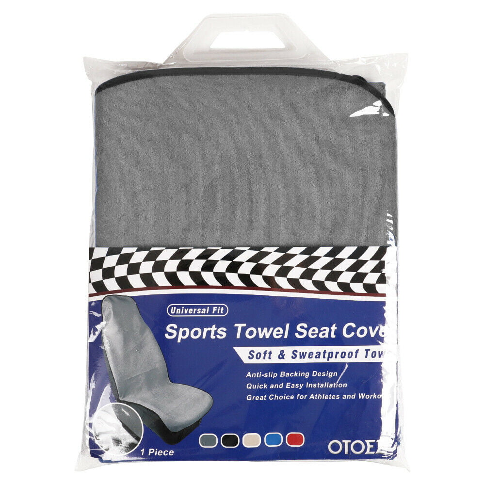 OTOEZ Waterproof Towel Auto Car Seat Cover Machine Washable Men Women Sweat Towel for Home Gym Yoga Outdoor Sports Running Athletes Beach Swimming