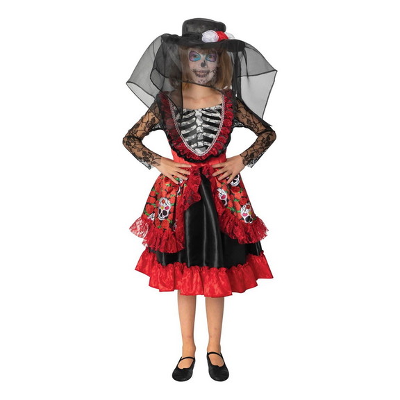 Lacalaca Costumes Roses   Skull Catrina Premium Ch...