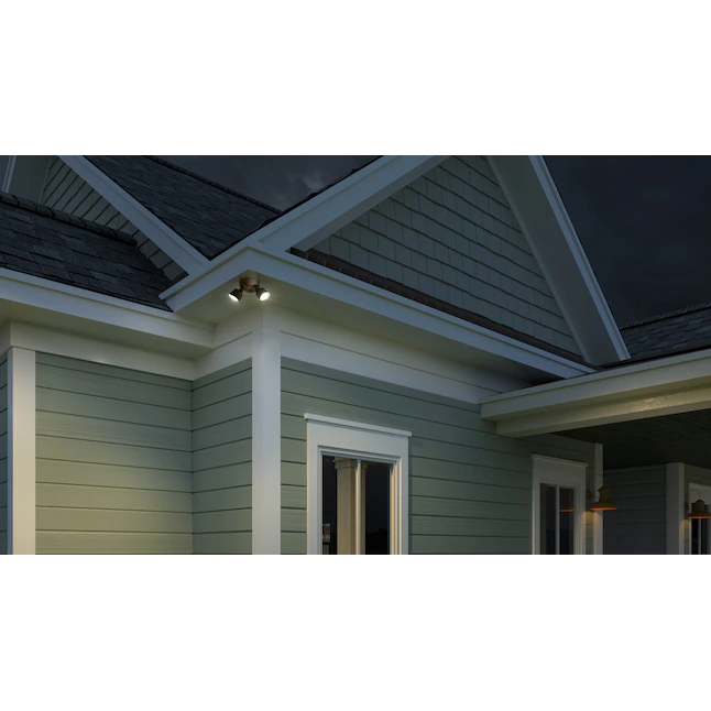 Lithonia Lighting  2750-Lumen Bronze LED Outdoor Switch-Controlled Floodlight