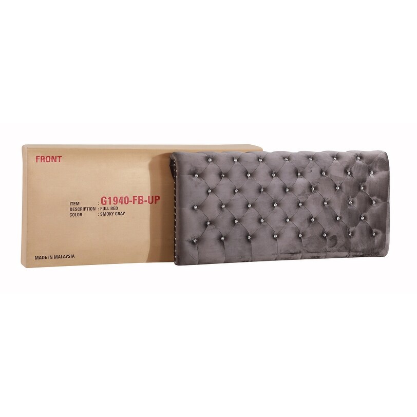 Maxx Tufted Upholstered Full Panel Bed