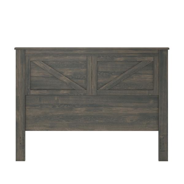 The Gray Barn Latigo Weathered Oak Queen Headboard - - 21906925