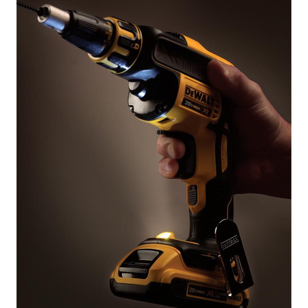 DW 20V MAX XR Li-ion Brushless Drywall Screwgun Kit DCF620D2 from DW