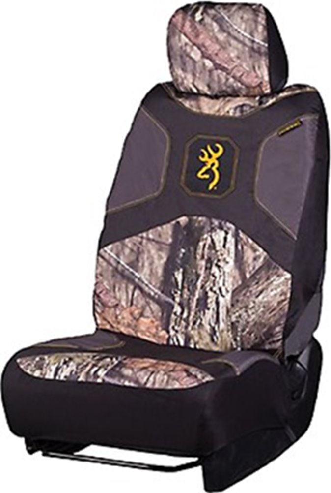 Browning Low Back Seat Cover， Mossy Oak Country