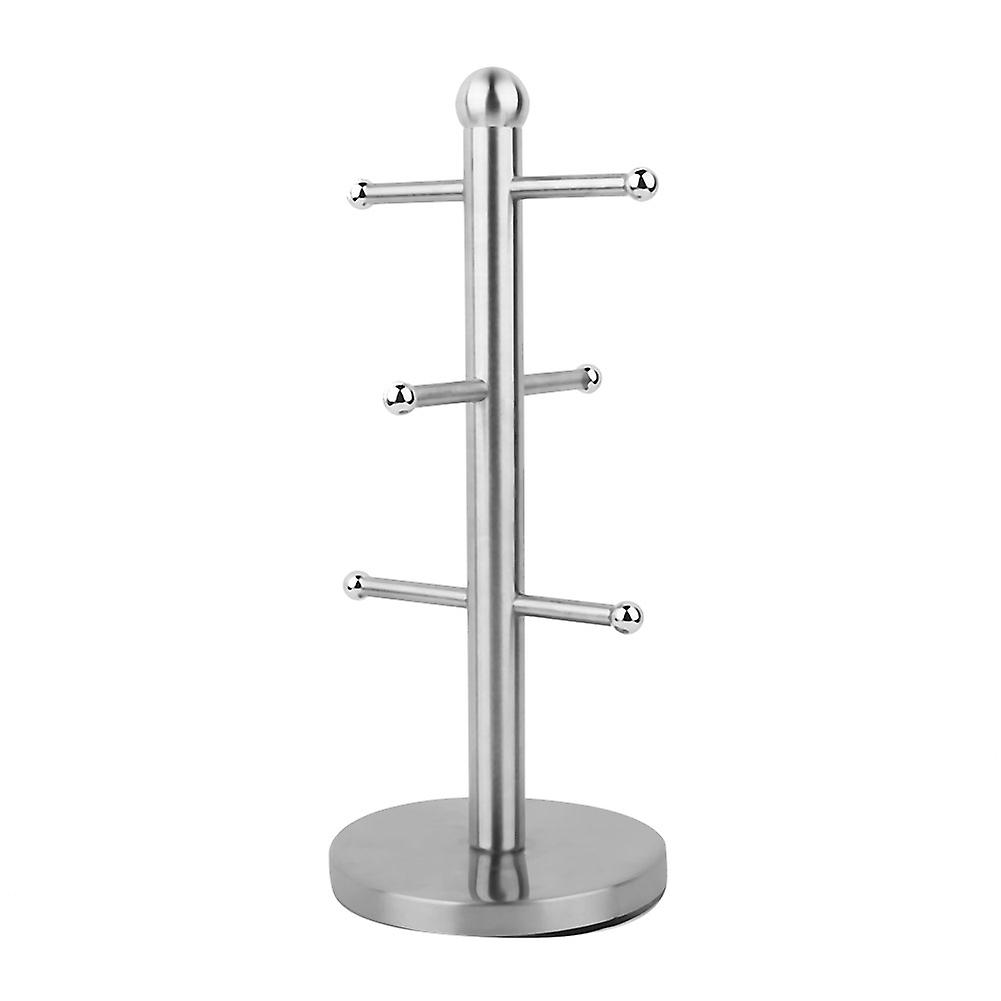 Stainless Steel Mug Rack Tree Shape Storage Tea Cup Holder Organizer