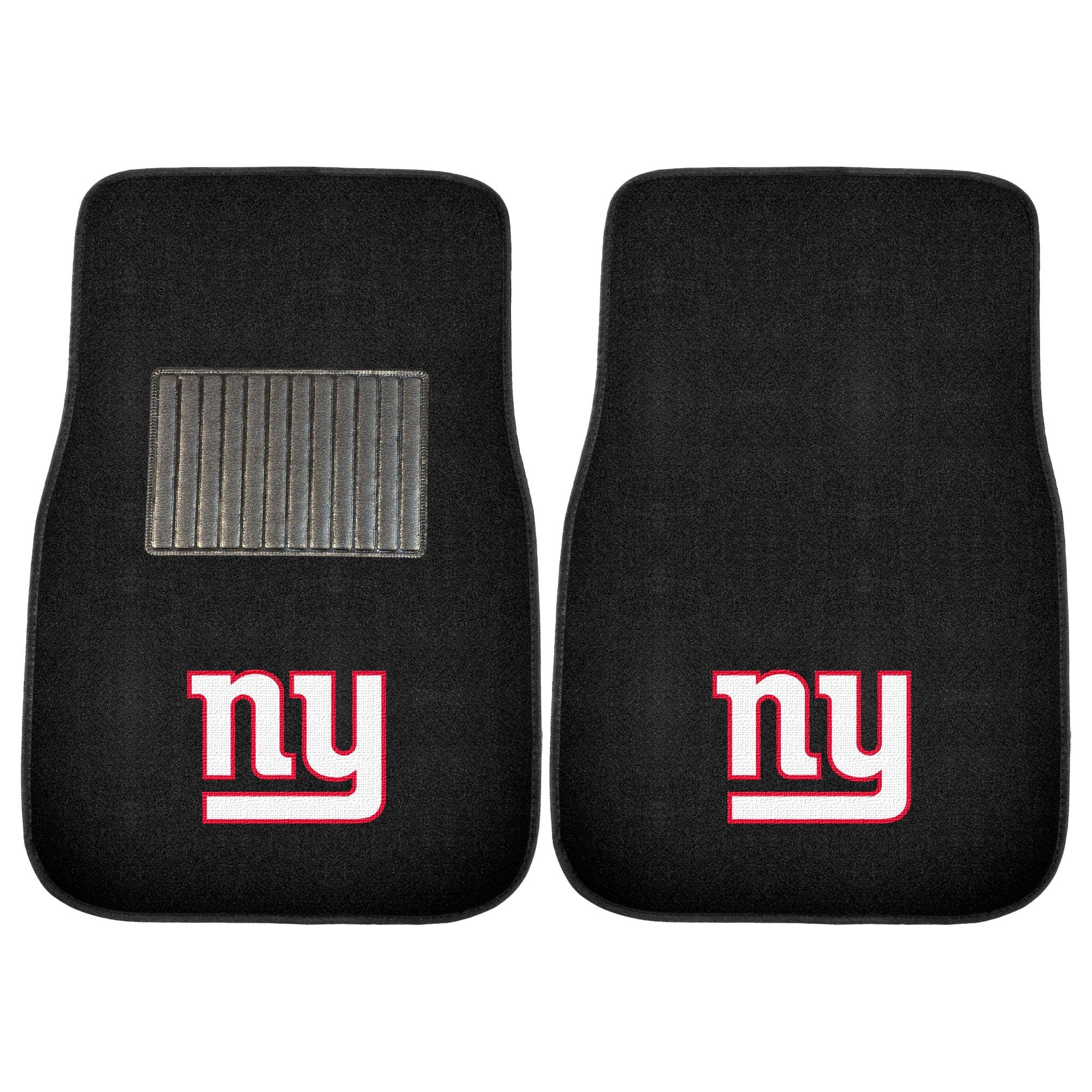 New York Giants NFL 2-pc Embroidered Car Mat Set