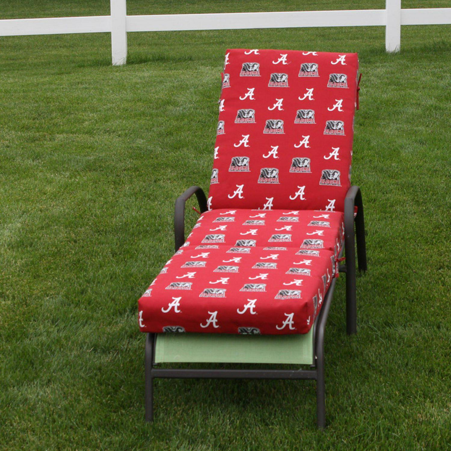 College Covers Nebraska Cornhuskers 3pc Chaise Lounge Cushion