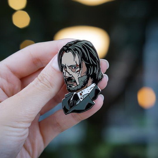 John Wick Icon Enamel Collector Pin