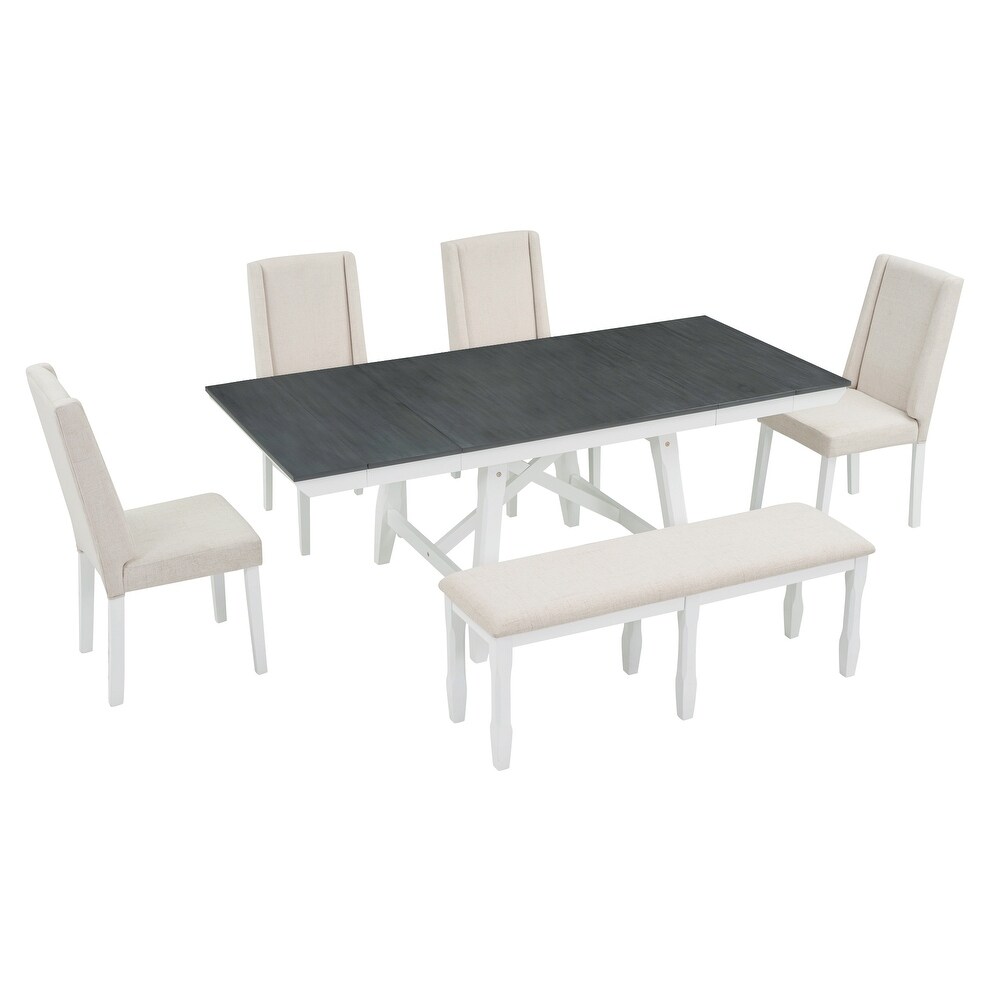 6 Piece Classic Dining Table set