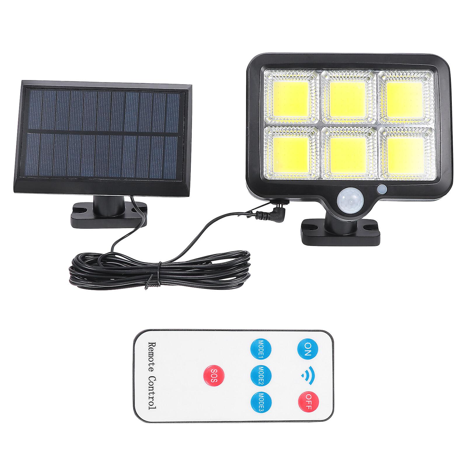 1 Set Solar Body Sensor Wall Lamp Outdoor Waterproof Yard Light (black)