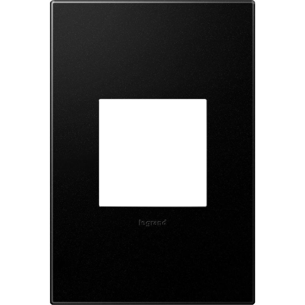 Legrand adorne 1 Gang DecoratorRocker Wall Plate Grahite (1-Pack) AWP1G2GR6